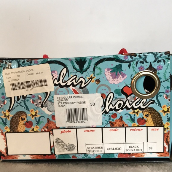 Irregular Choice Strawberry Fudge Heels 38 US 7.5 - Picture 10 of 15